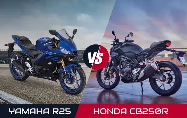 Yamaha R25 vs Honda CBR250R